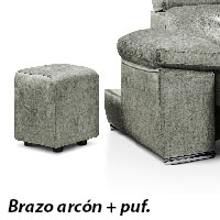 Brazo Arcón y Puf